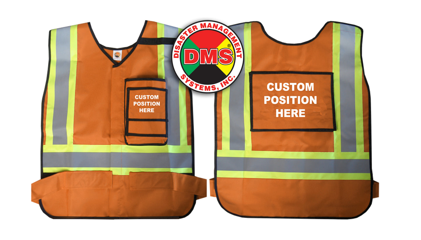 Dynamic Vest in Assorted Colors (Includes custom imprinted front & back placard)