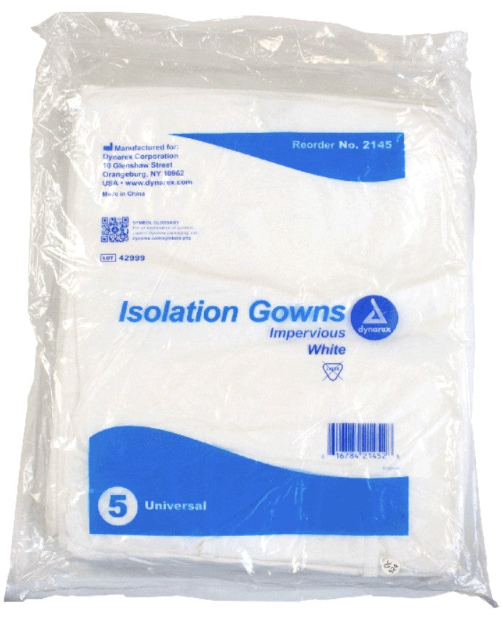 Dynarex 2145 Impervious Isolation Gown