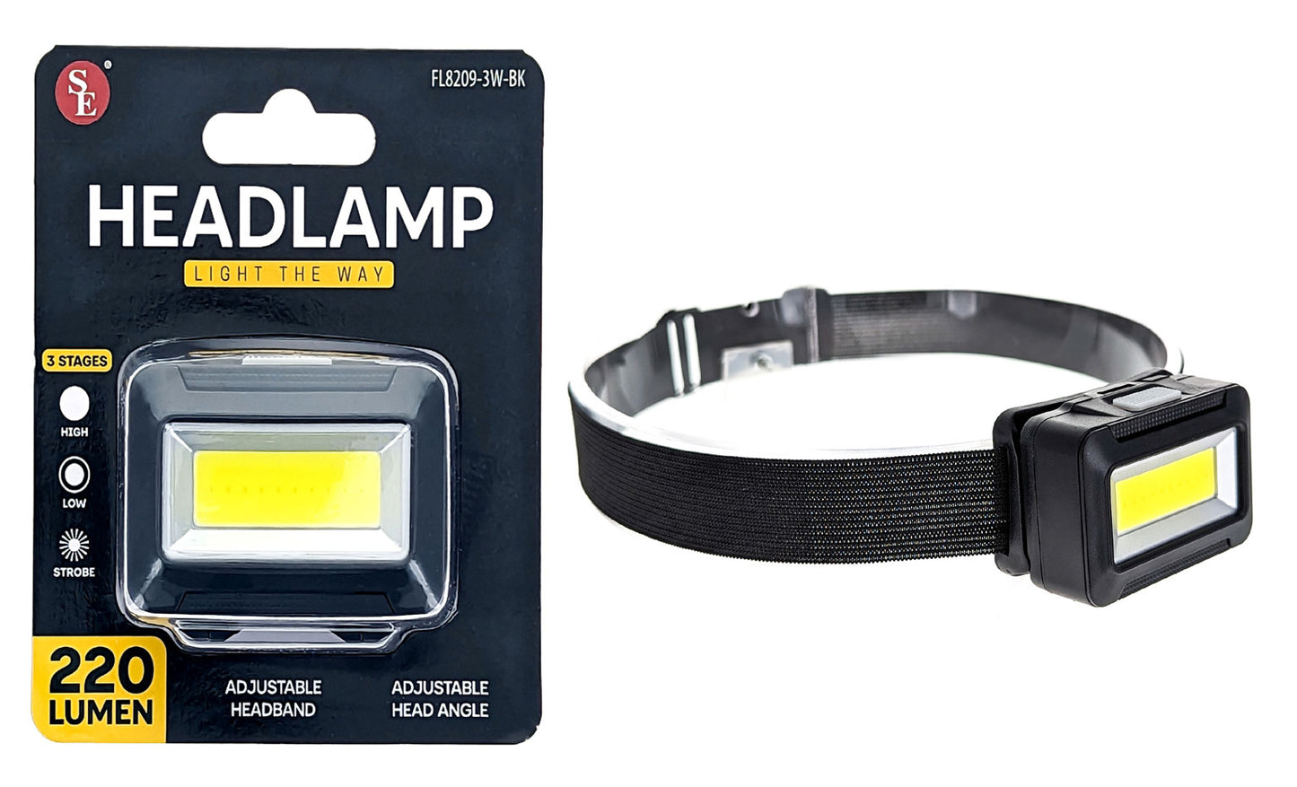 Sona 220 Lumen 3-Stage COB headlamp
