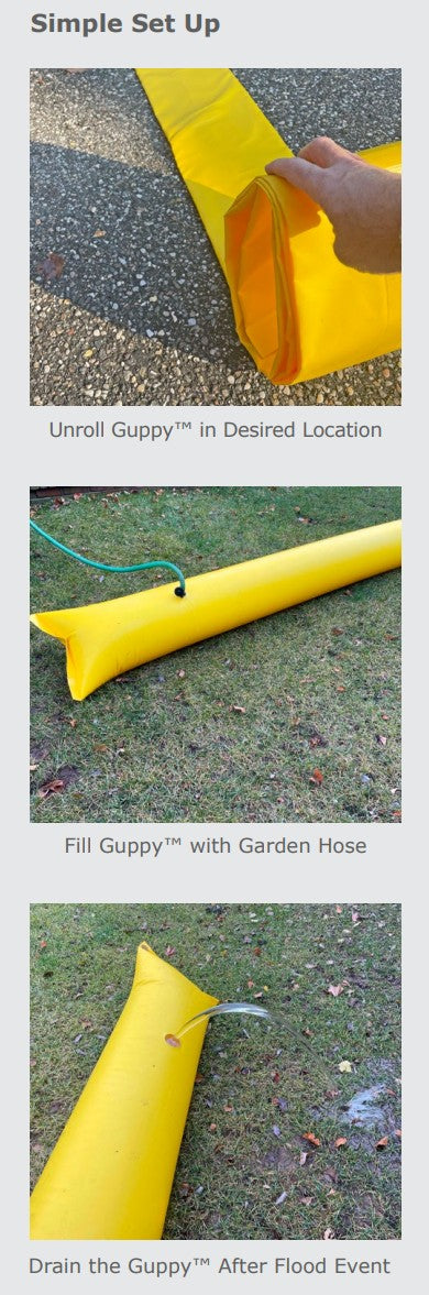 Guppy Water Filled Flood Tubes