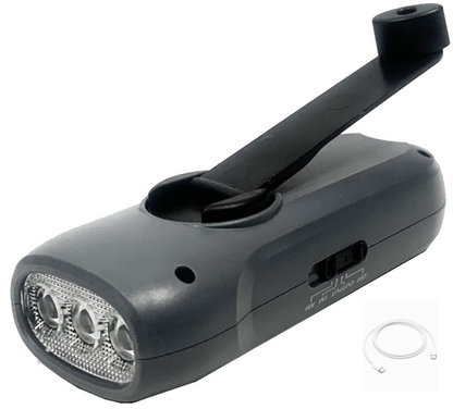 Sona FL3135A-12 4-IN-1 Rechargeable Dynamo AM/FM Radio, Power Bank, Flashlight