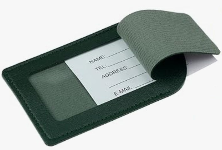 Green Luggage Tag