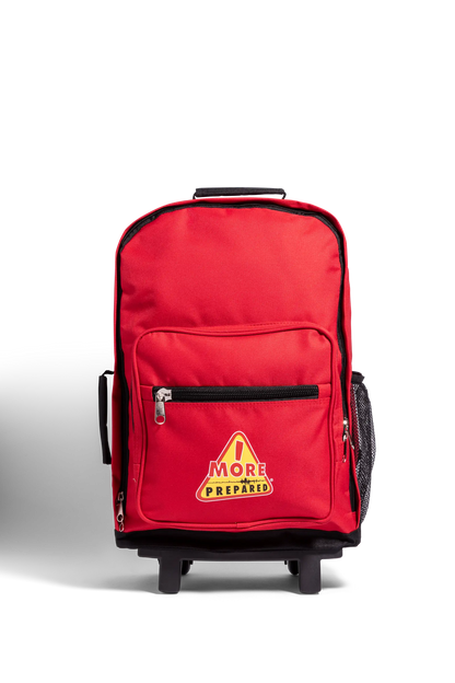 Rolling Backpack - Red