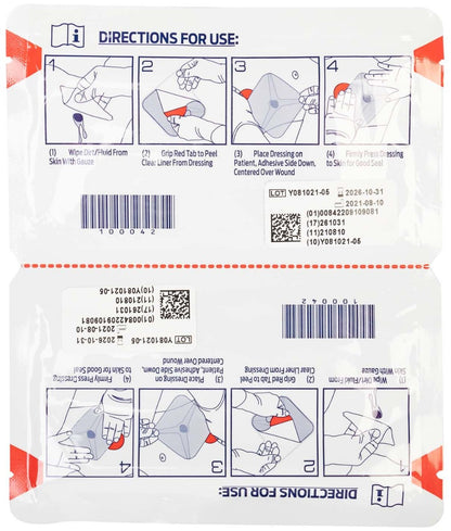 NAR Hyfin Vent Compact Chest Seal Twin Pack