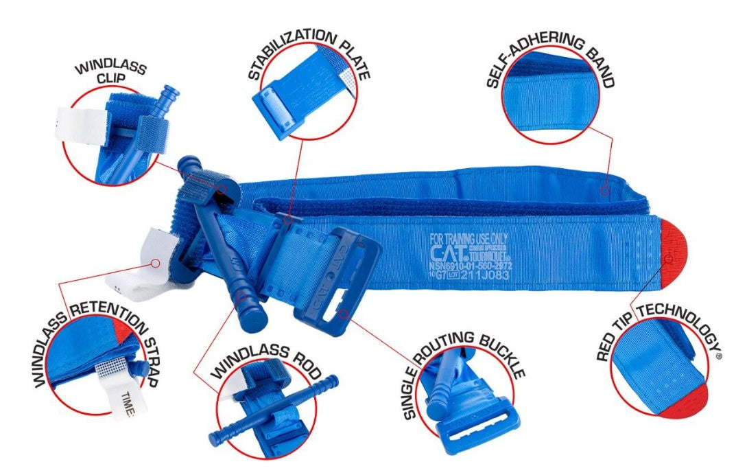 NAR Combat Application Tourniquet (CAT) - Trainer Blue