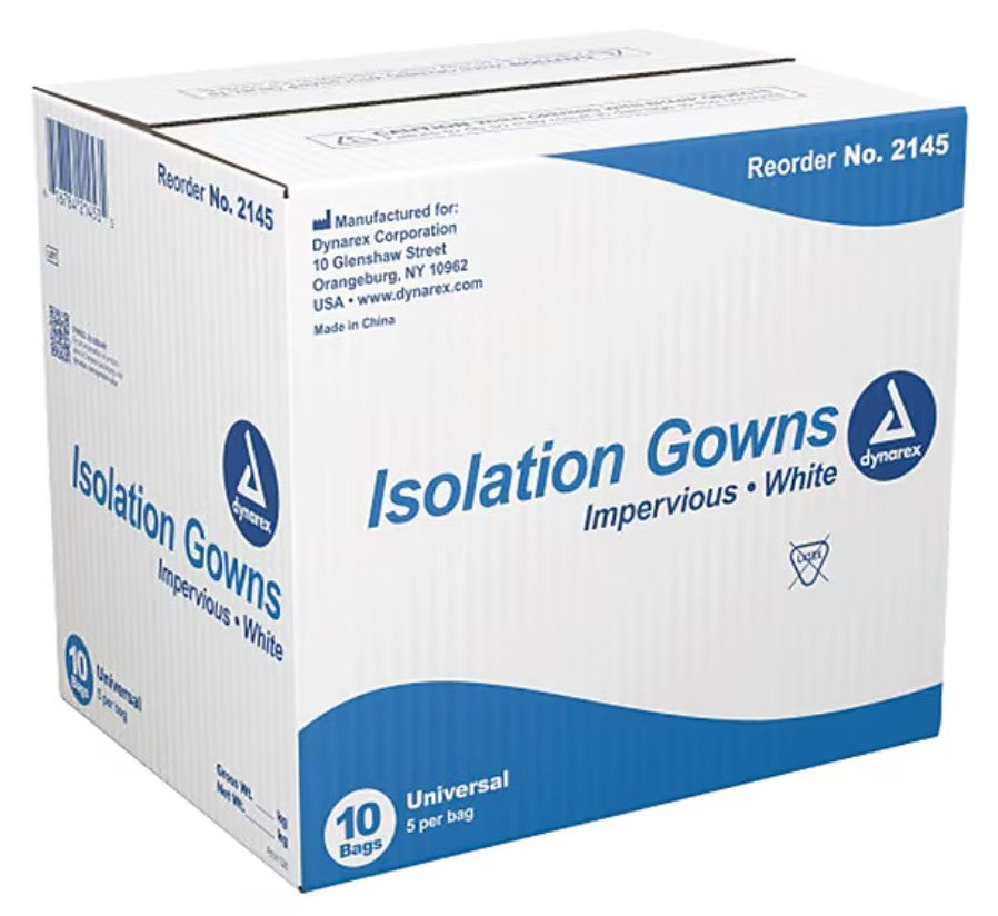 Dynarex 2145 Impervious Isolation Gown