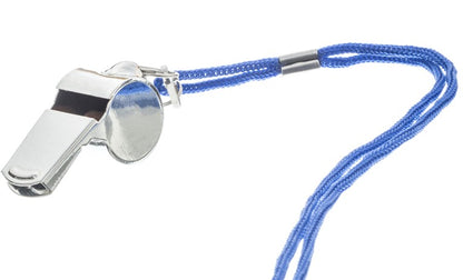 Metal Whistles - 12 Pieces, Assorted Colors