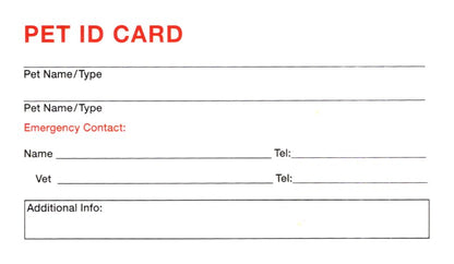 Pet ID Card