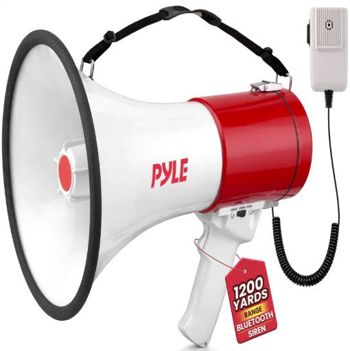 Plye Megaphone 50W Bluetooth Siren - Lightweight