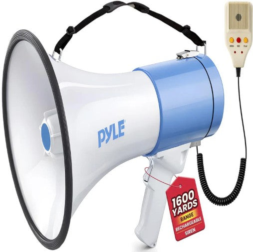 Plye Megaphone 50W Rechargeable, 10 second record