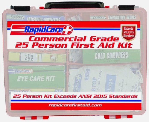 Rapid Care Commercial Grade 25 Person First Aid Kit