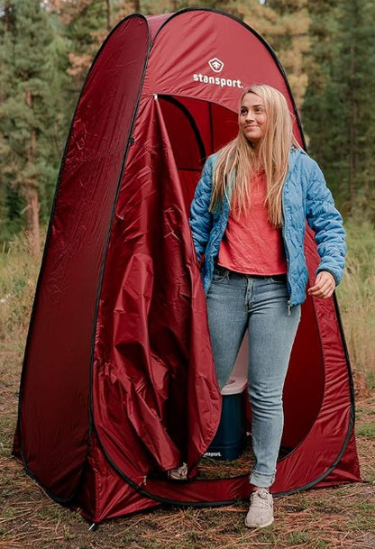 Red Pop-Up Privacy Shelter