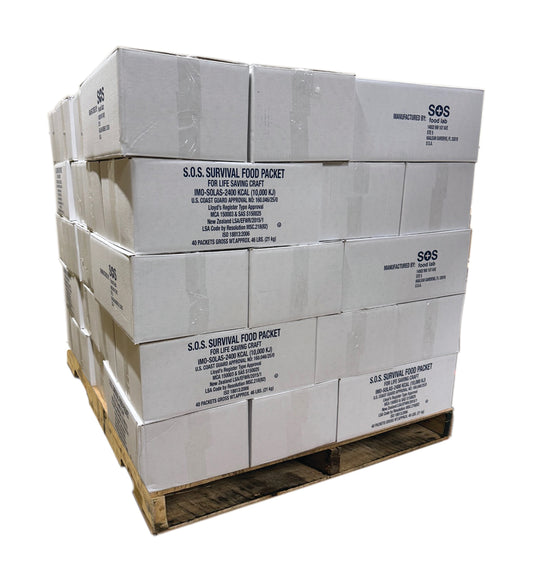New Millennium 400 Calorie Emergency Food Bars - Pallet of 8,640