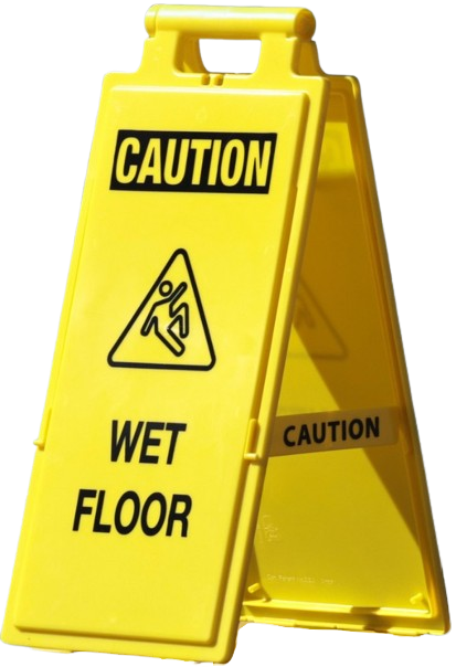 Wet Floor Sign 48"H x 24"W