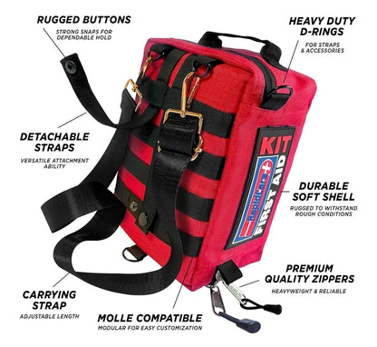 Rapid Care 315 Piece Trauma/Outdoor Kit w/ Bonus 95 Piece First Aid Kit