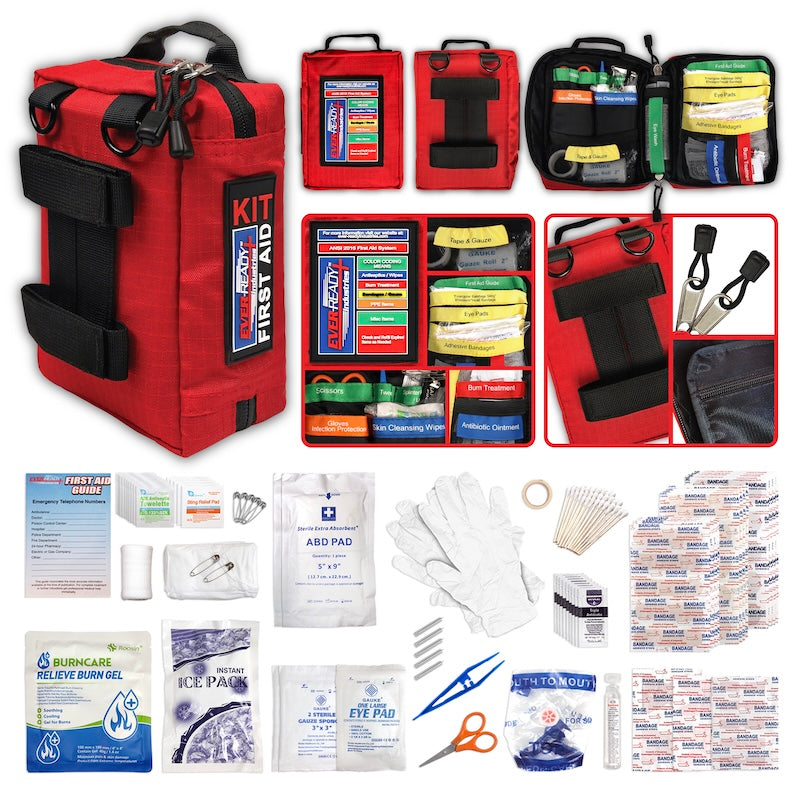 Rapid Care 164 Piece First Aid Kit - ANSI 2015