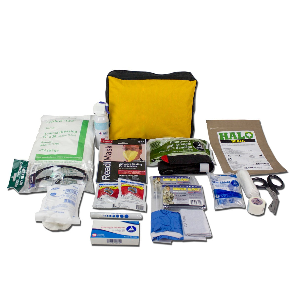 Active Shooter Trauma Response Kit with contents