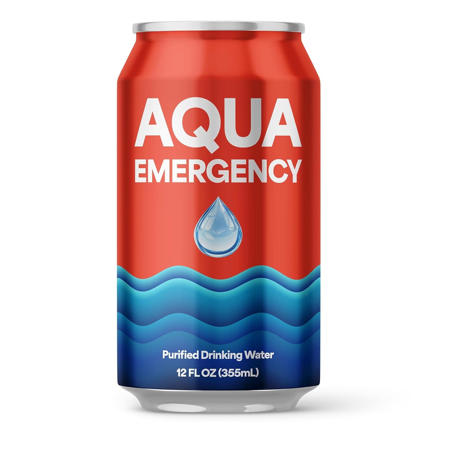 Aqua 50 Year Shelf Life Emergency Drinking Water - 12 oz Can