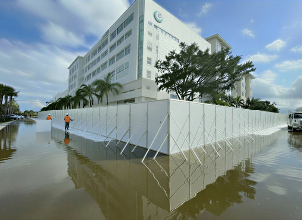 BlueFIN Perimeter Flood Barrier System