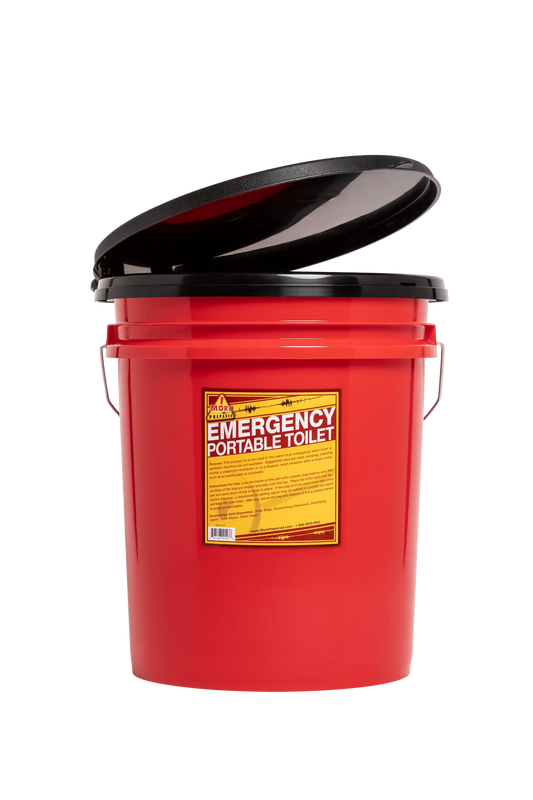 Emergency Toilet Bucket with Seat & Lid