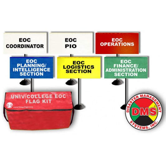 EOC Tabletop Flag Kit for University / College