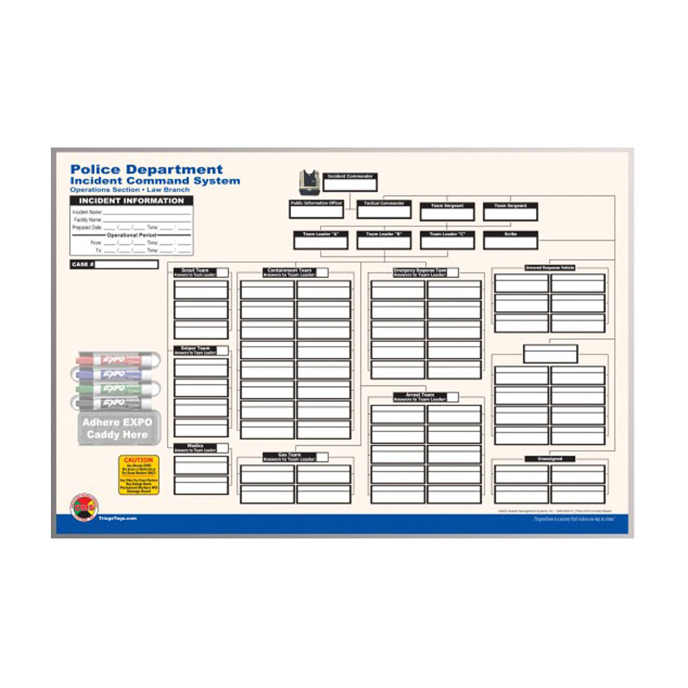 Police ICS Command Board Set