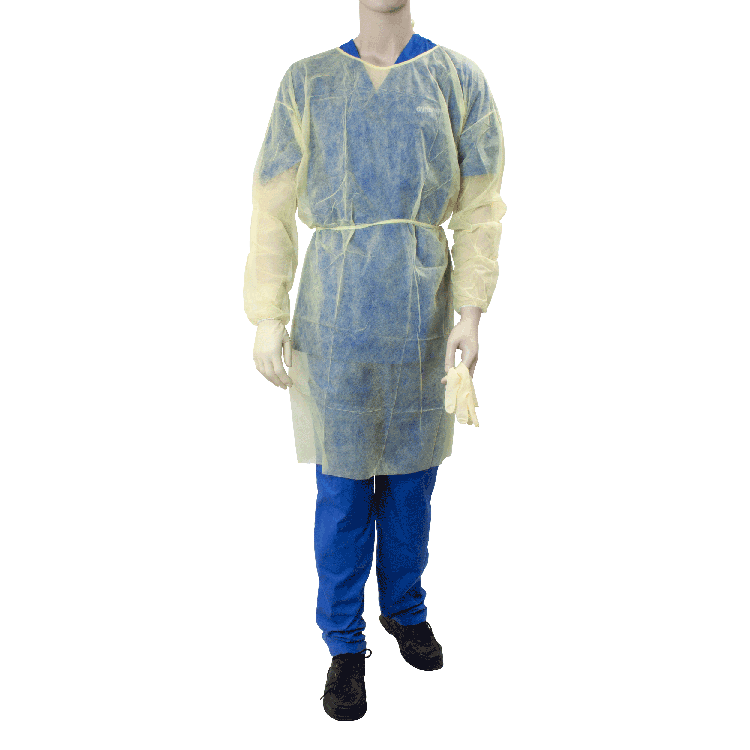 Dynarex 2141 Fluid-Resistant Isolation Gown
