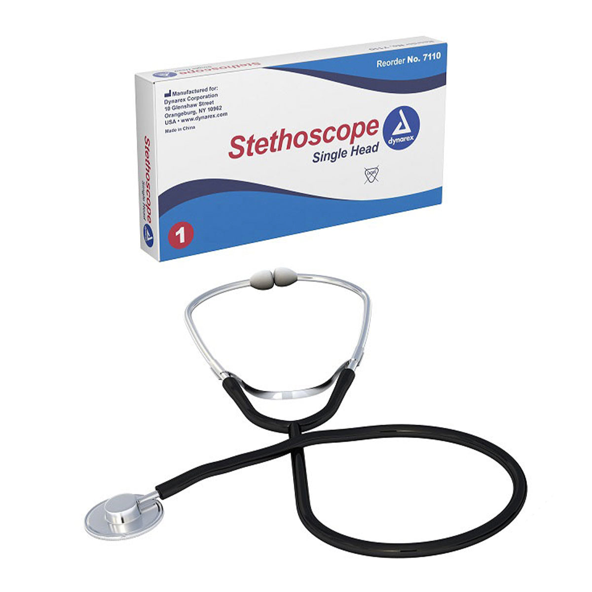 Dynarex 7110 Single Head Stethoscope