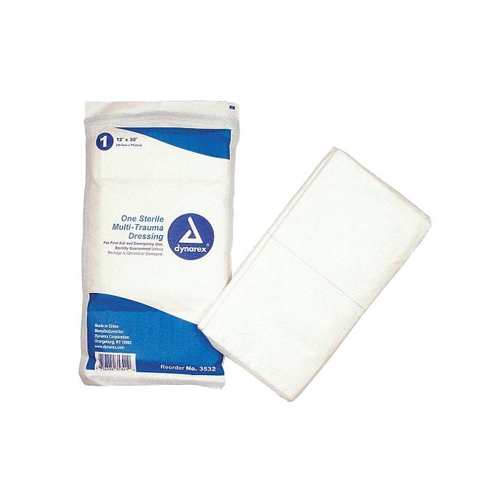 Dynarex 3532 12" x 30" Multi-Trauma Dressing