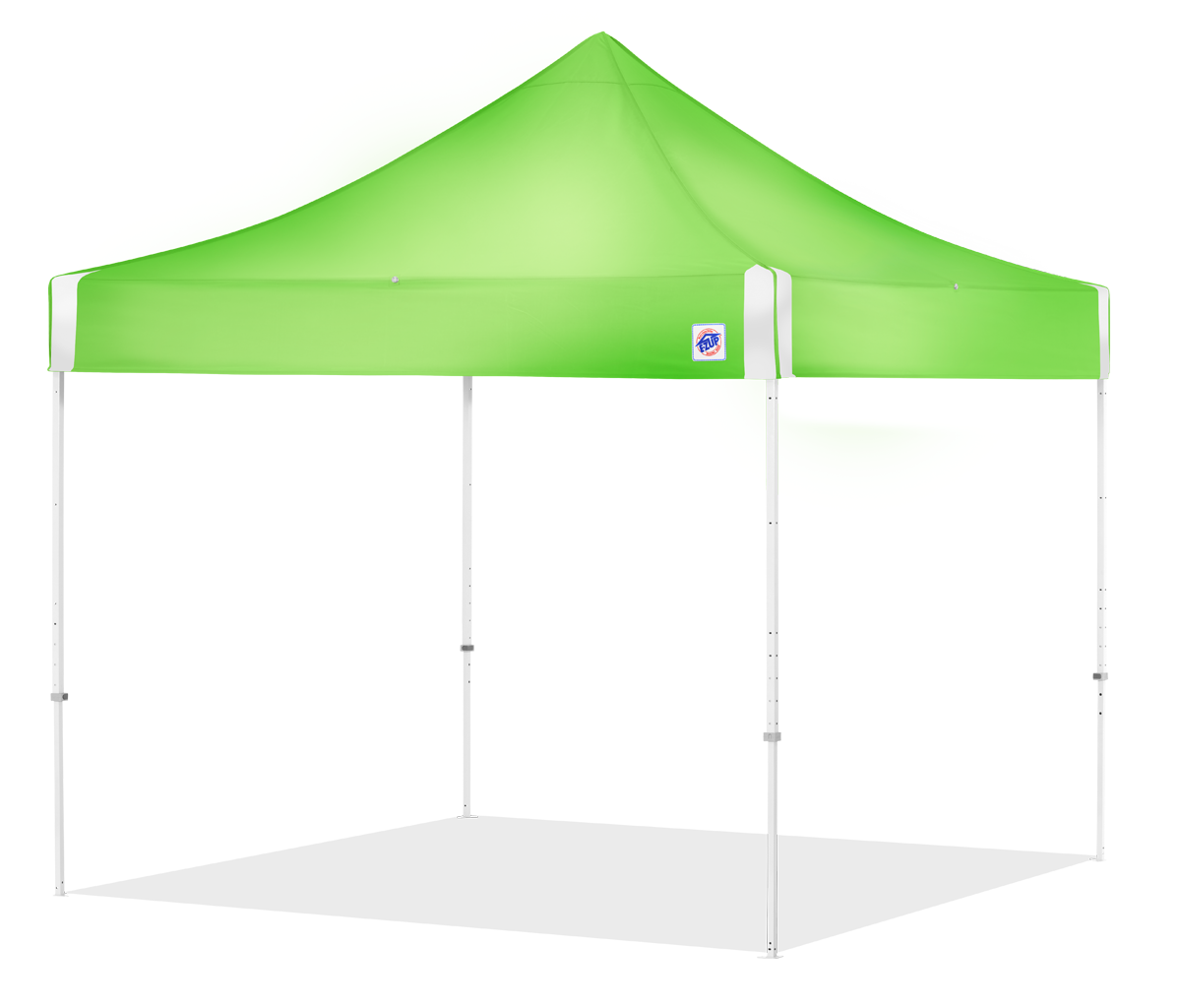 E-Z UP Hi Viz Lime 10' x 10' Utility Shelter