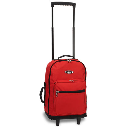 Rolling Backpack - Red