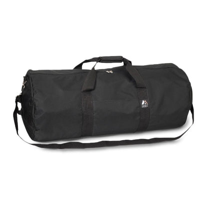 Everest 30p round duffel bag in black