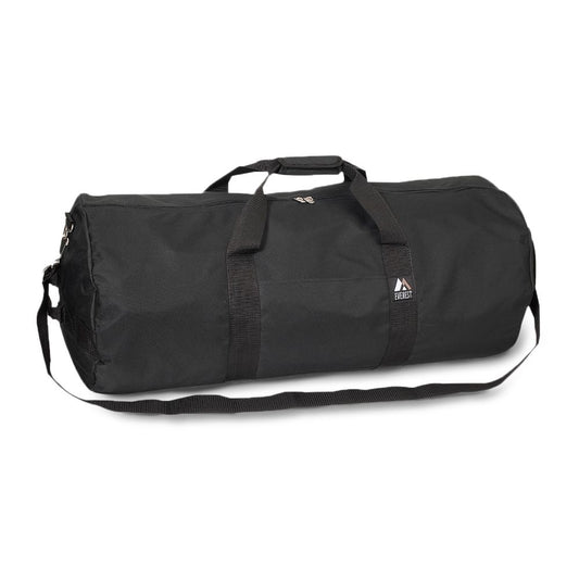 Everest 30p round duffel bag in black