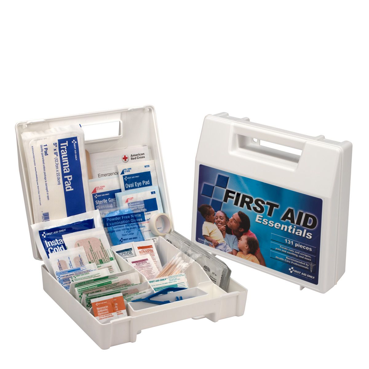 First Aid Only 91081 312 piece first aid kit open