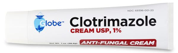 Globe clotrimazole cream usp 1%, 1 oz tube