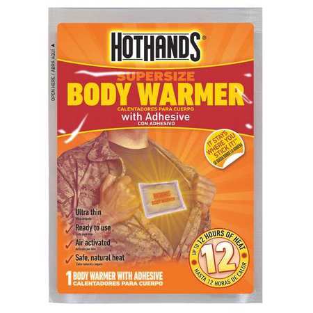 Hot Hands Supersize Body Warmer with Adhesive