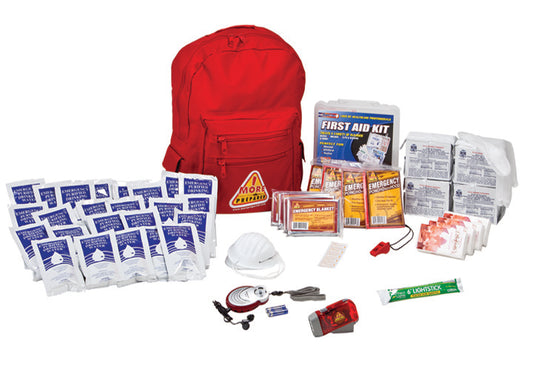 4 Person standard backpack survival kit for Madison