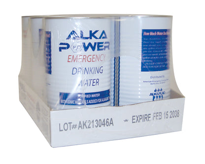 Alka Power Emergency Drinking Water in Can