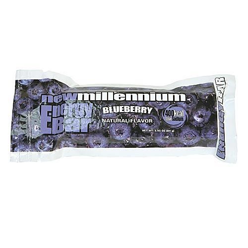 New Millennium 400 Calorie Energy Bar - 12 Fruit Flavors