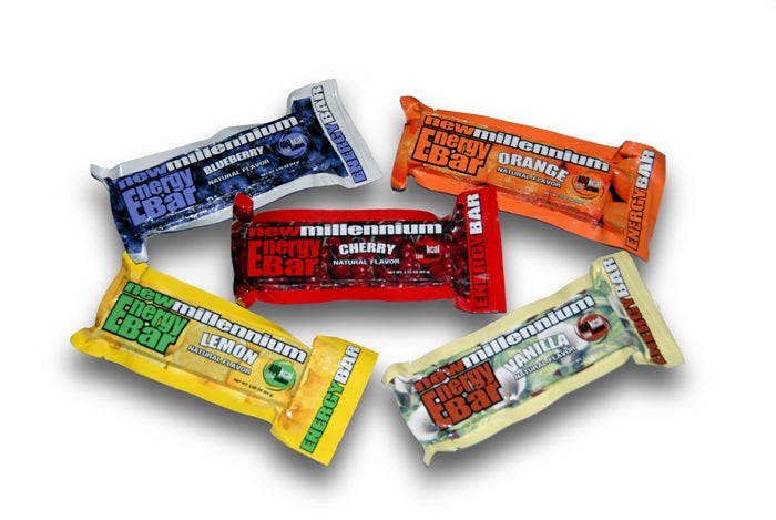 5 New Millennium Energy Bar flavors