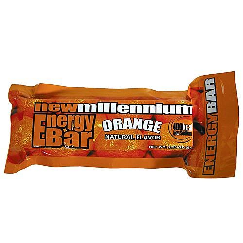New Millennium 400 Calorie Energy Bar - 12 Fruit Flavors