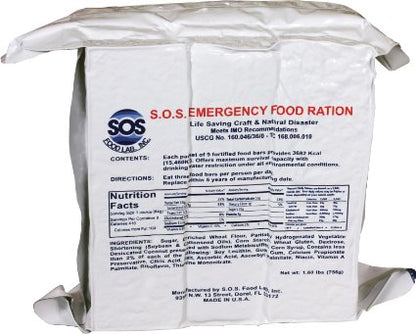 SOS Emergency Food Bar 3600 Calorie