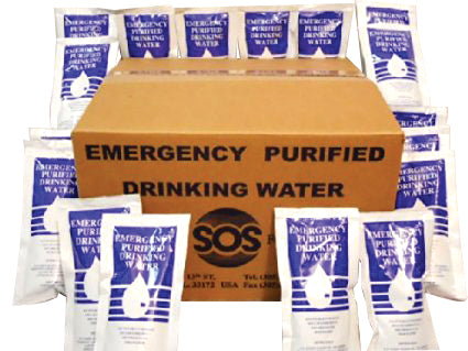 SOS Emergency Drinking Water - 4.227 oz (125 ml) Pouch