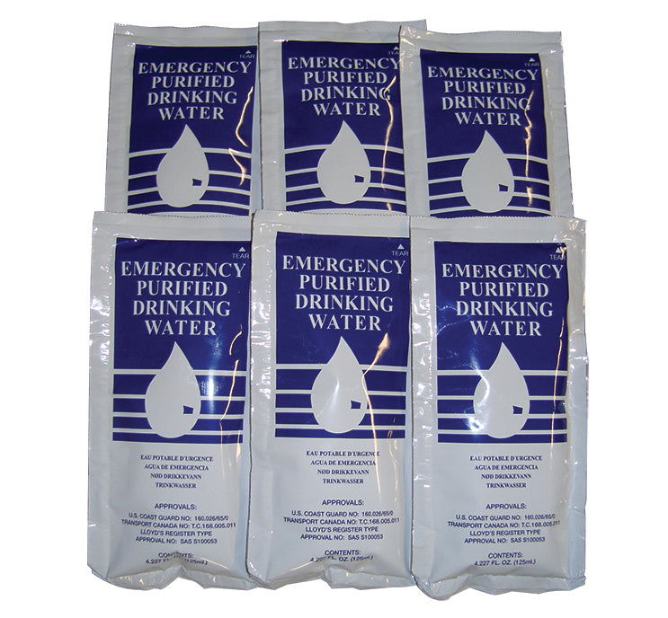 SOS Emergency Drinking Water - 4.227 oz (125 ml) Pouch
