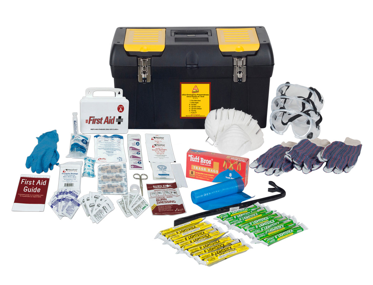 UCLA clinical emergency kit small with first aid kit