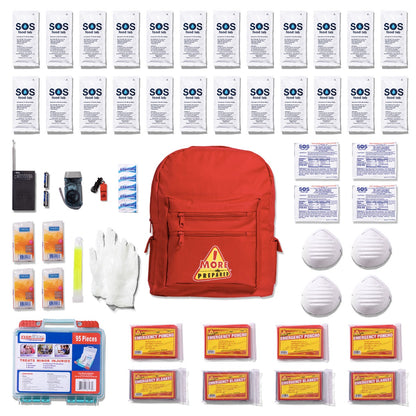 Meadows 4 Person Backpack Survival Kit - Standard