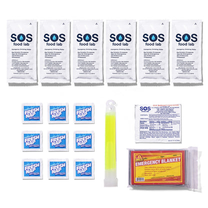 3 Day Kids Survival Kit in Bag - Shortened Shelf Life