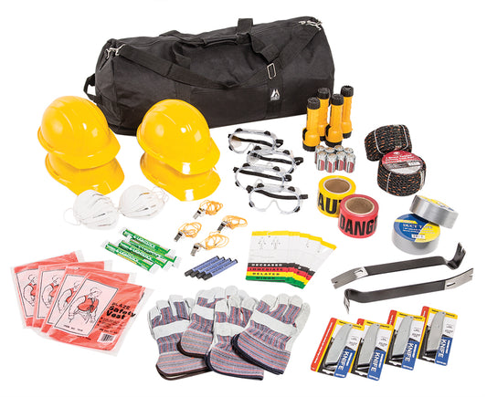 4 person search and rescue kit in duffel bag