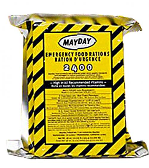 Pack of Mayday 2400 calorie emergency food ration