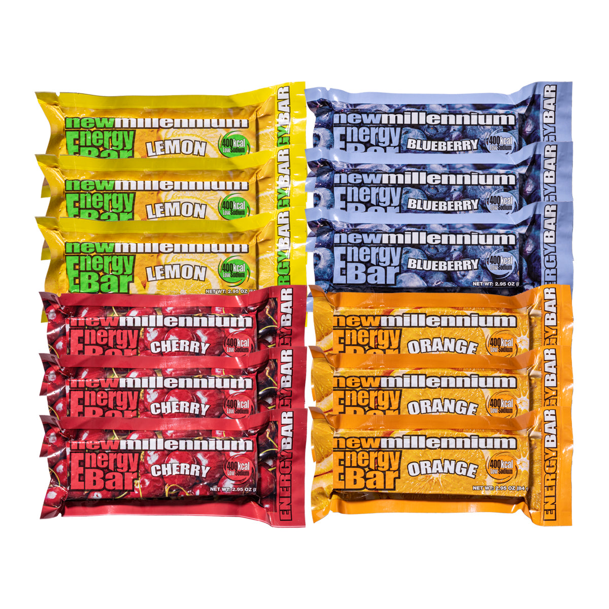 New Millennium 400 Calorie Energy Bar - Assorted Multipack